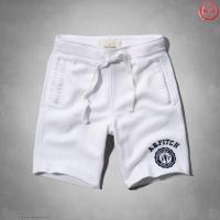 heren abercrombie and fitch athletic shorts wit On Sale Betaalbare y2cwi480